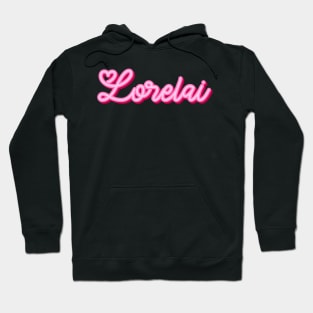 Lorelai name pink heart Hoodie